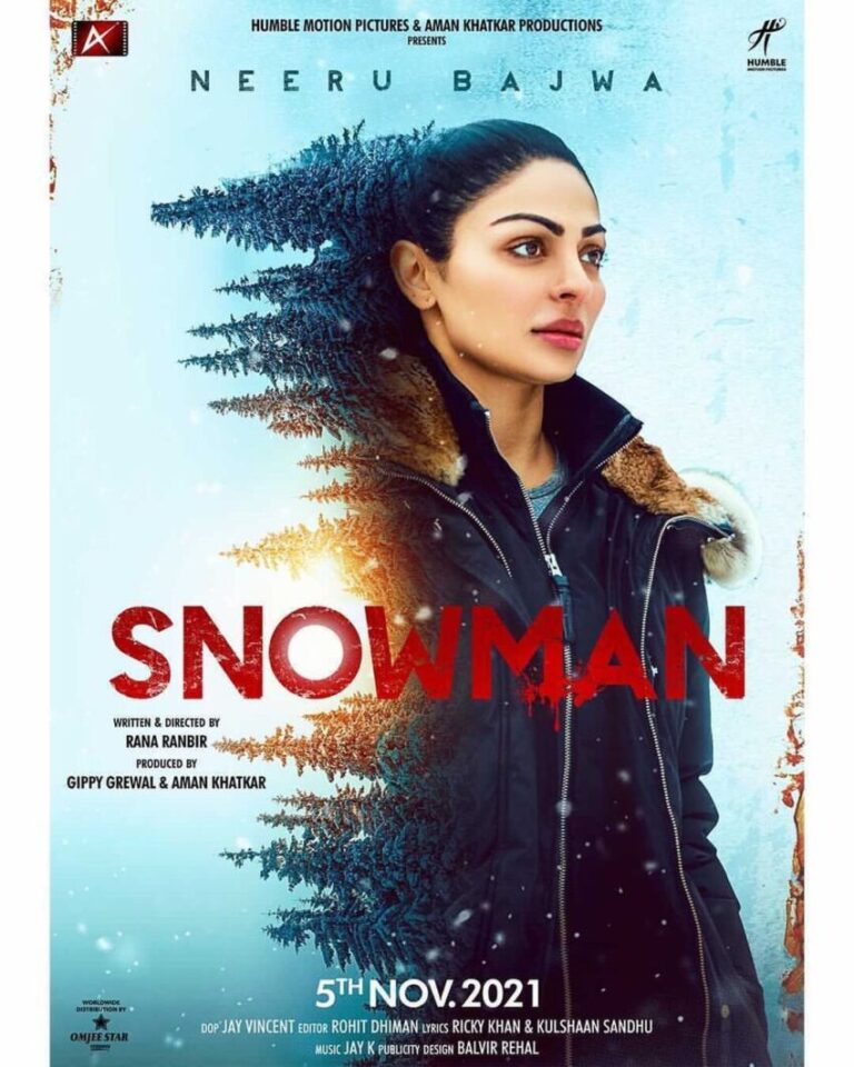 On her birthday, Neeru Bajwa surprises her fans by revealing the release date of Snowman!