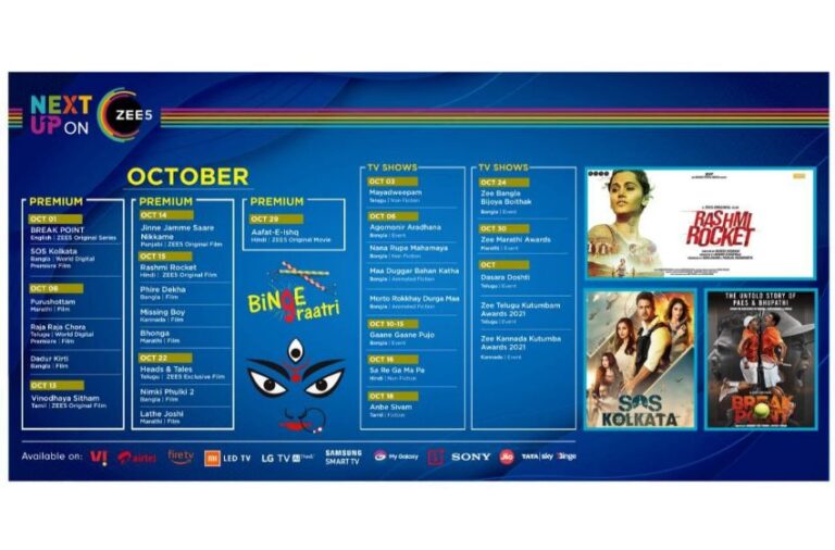 Check out ZEE5’s October Calendar!