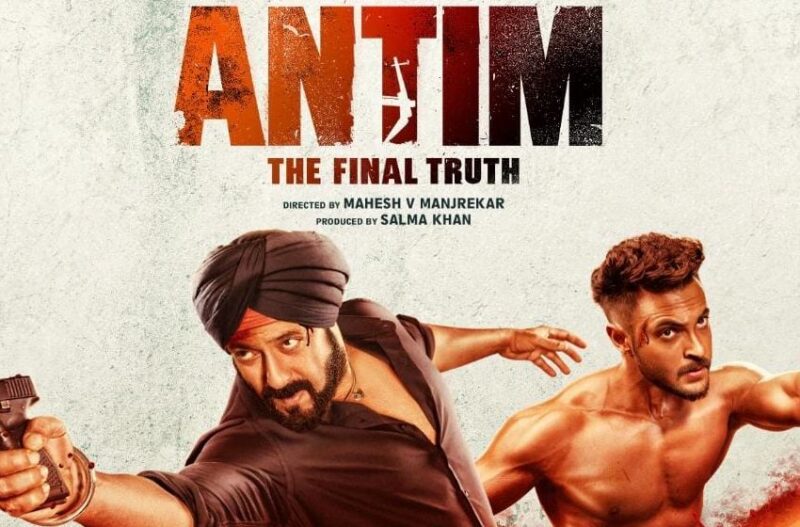 Salman Khan and Aayush Sharma in Antim Poster