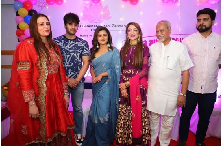 Rashami Desai and Pearl V Puri join underprivileged children and cancer patients at a Garba and fancy dress competition organised by Nidarshana Gowani