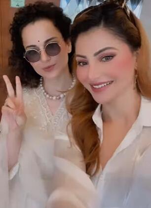 Urvashi Rautela and Kangana Ranaut, off to a special secret location, shares this update
