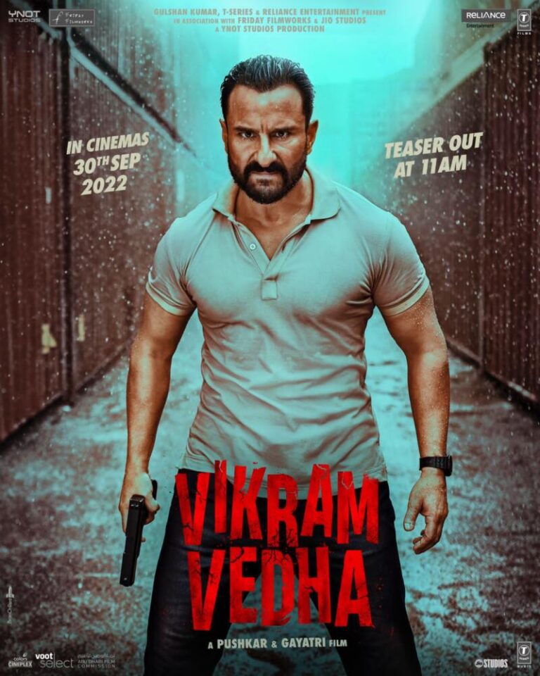 Saif Ali Khan makes an impact in the teaser of Vikram Vedha!