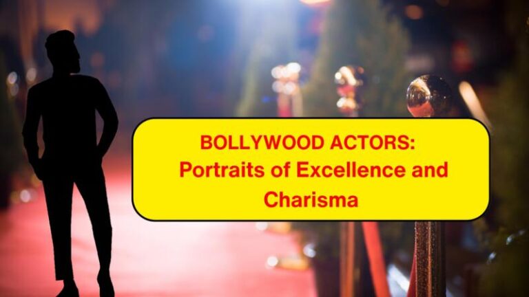 Bollywood Actors: Portraits of Excellence and Charisma