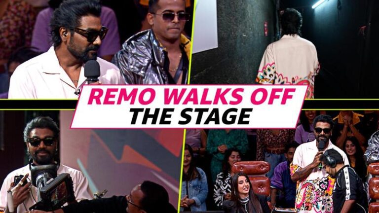“Ye mere se nahi hoga, I am OUT!”: Remo D’Souza is seen walking out from the sets of Hip Hop India as the Top 6 get revealed!
