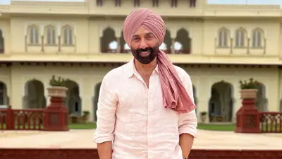Sunny Deol Smiling for the Camera